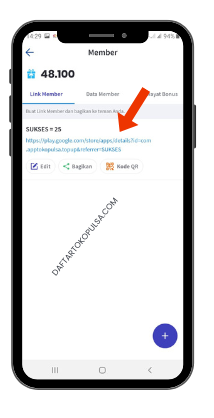 Cara Setting Link Referal & Kode Referal Toko Pulsa